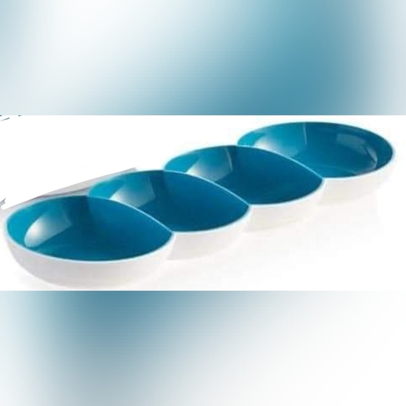 Tupperware Allegra Divided Serving Dish New - Picture 7 of 7